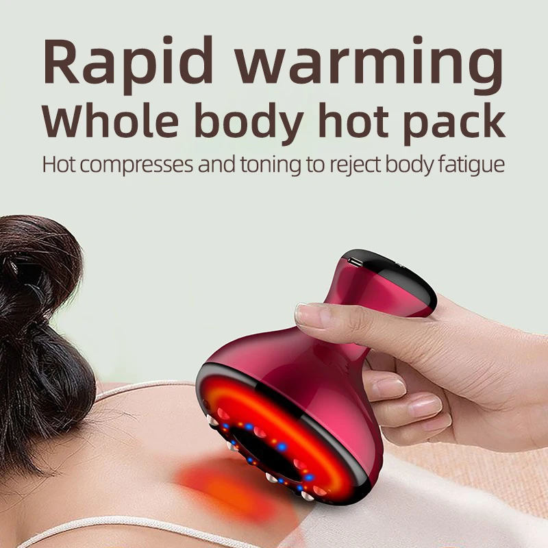 Electric body massager to scrape Guasha, vacuum cans, suction cup, fat burner, anti-cellulite, for home use