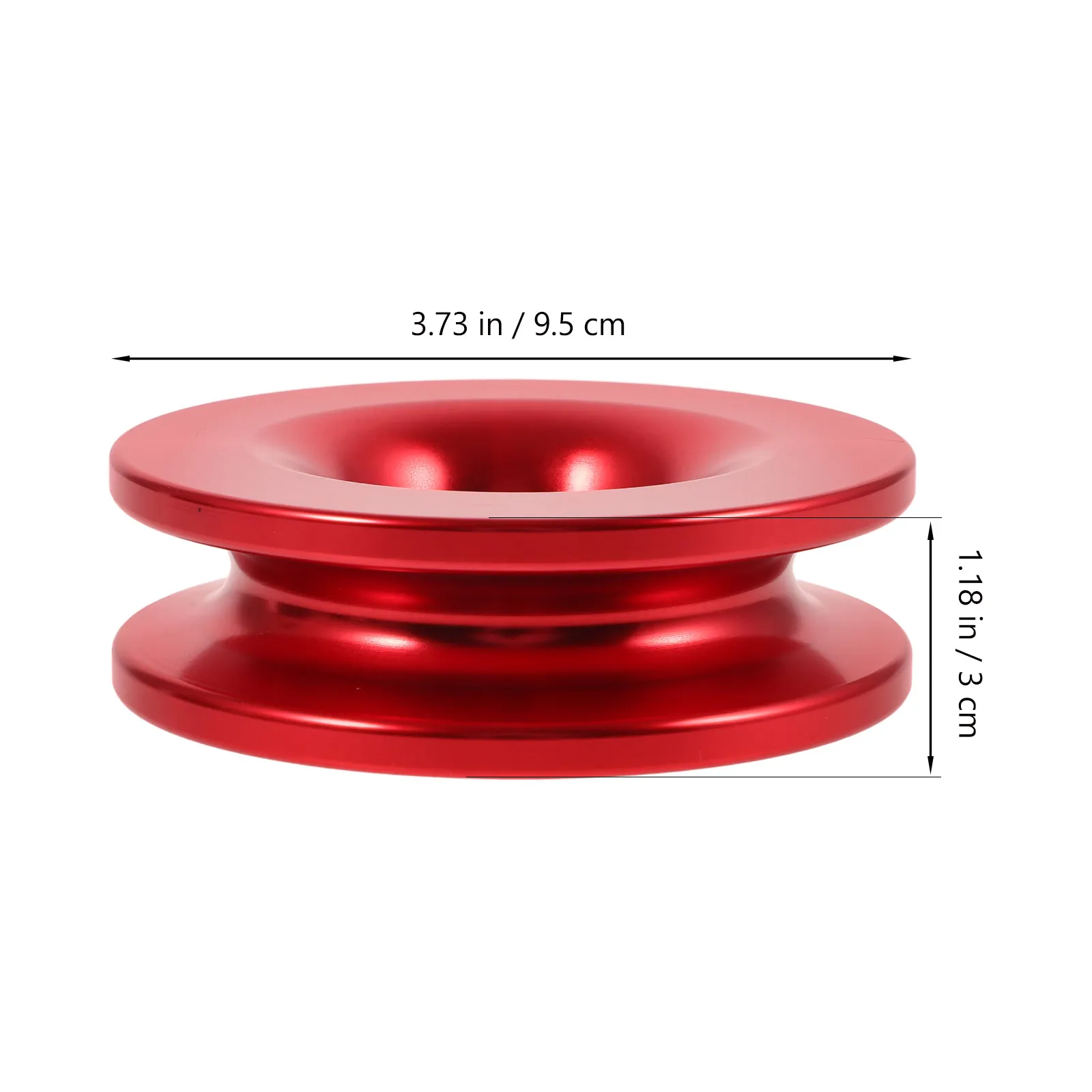 Premium Aluminum Alloy Winch Snatch Recovery Ring for Off-Road Truck Atv Recovery Towing Synthetic Rope Winch Pulley