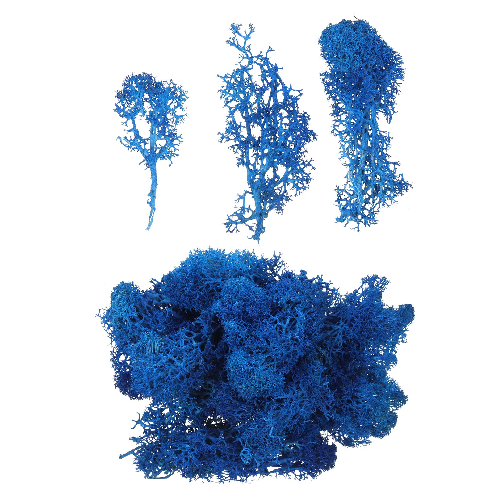 

1set Preserved Moss Bulk Artificial Faux Moss Decor for Crafts Home Wall Decor Gem Blue Fake Plants Outdoor Indoor DIY