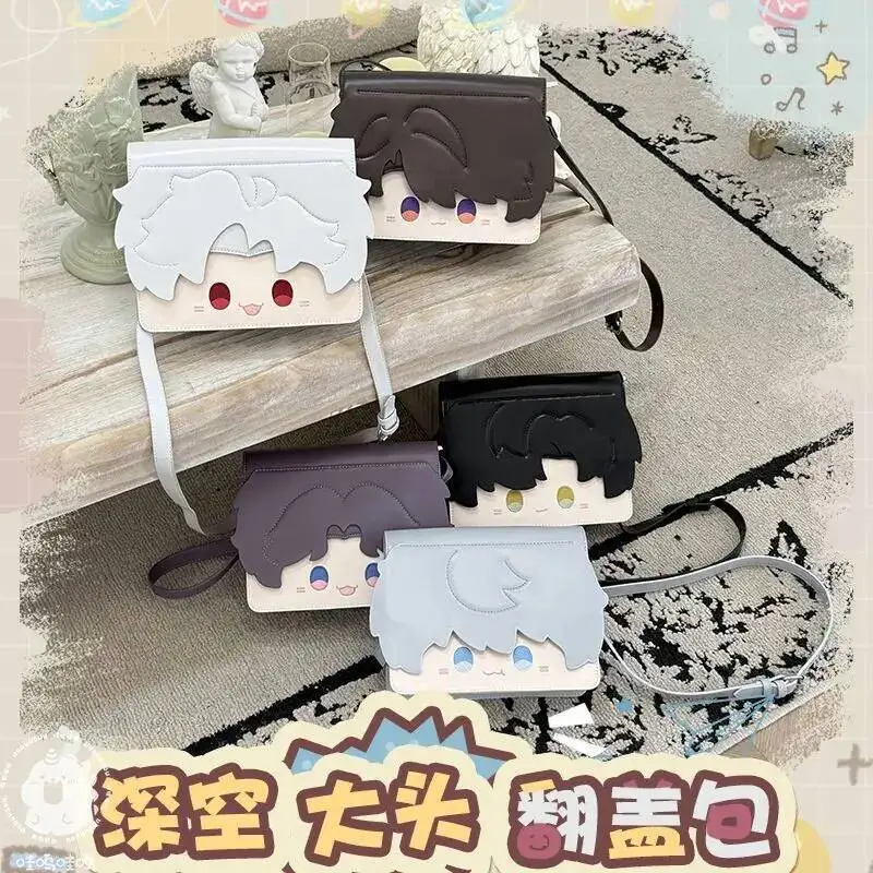 

anime Game Presale 06.15 Game Love And Deepspace Anime Zayne Rafayel Caleb Xavier Sylus 2025 Pu Cute Flip-Top Crossbody Bag Birt