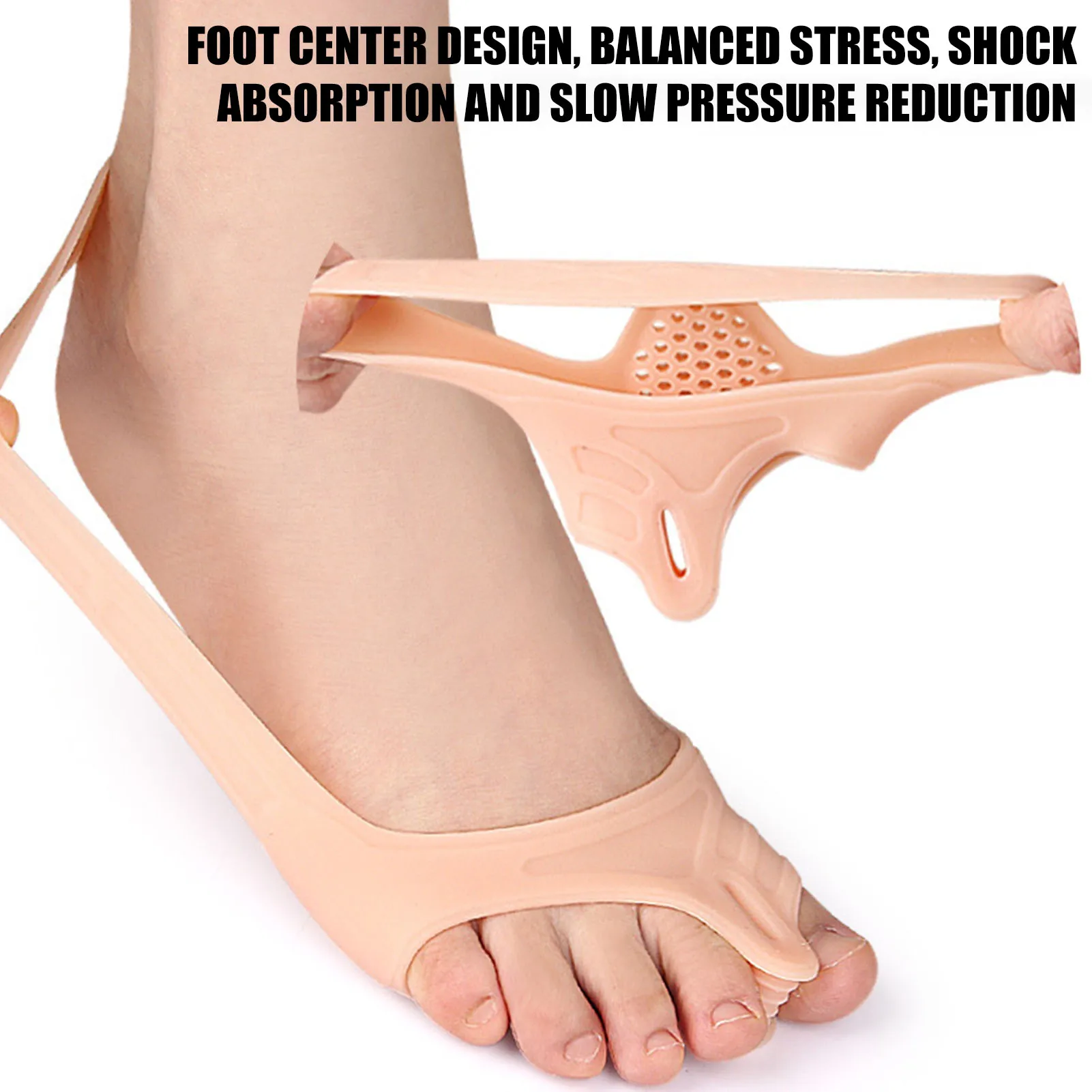 

Thickened Plantar Tension Band Massage Toe Splitter For Dancing Yoga Pilates Fitness Rehabilitation Training Sports Accessories