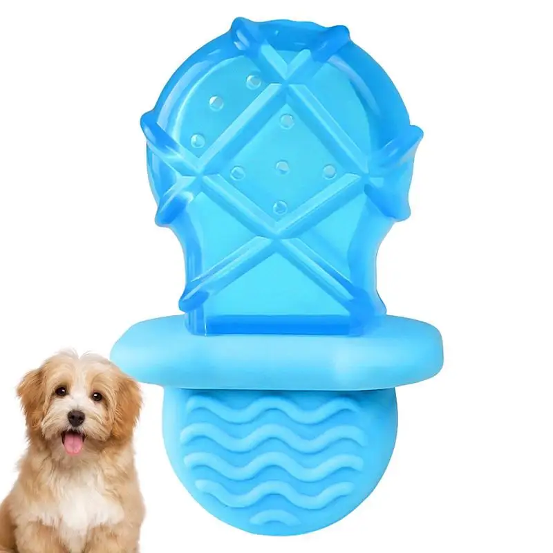 Summer Dog Cooling Toys Chewable Frozen Molar Bone TPR Water Filled Bite Resistant Pet Supplies For Hydration Outdoors & Indoor