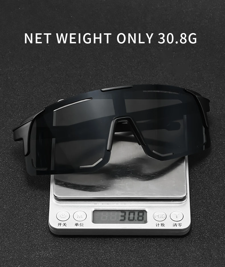 KAROS Unisex Leichte UV400 Sportbrille Anti-UV Wander- und Radfahrbrille mit Komplettem Verpackungsset YZ2032 – Detail 5