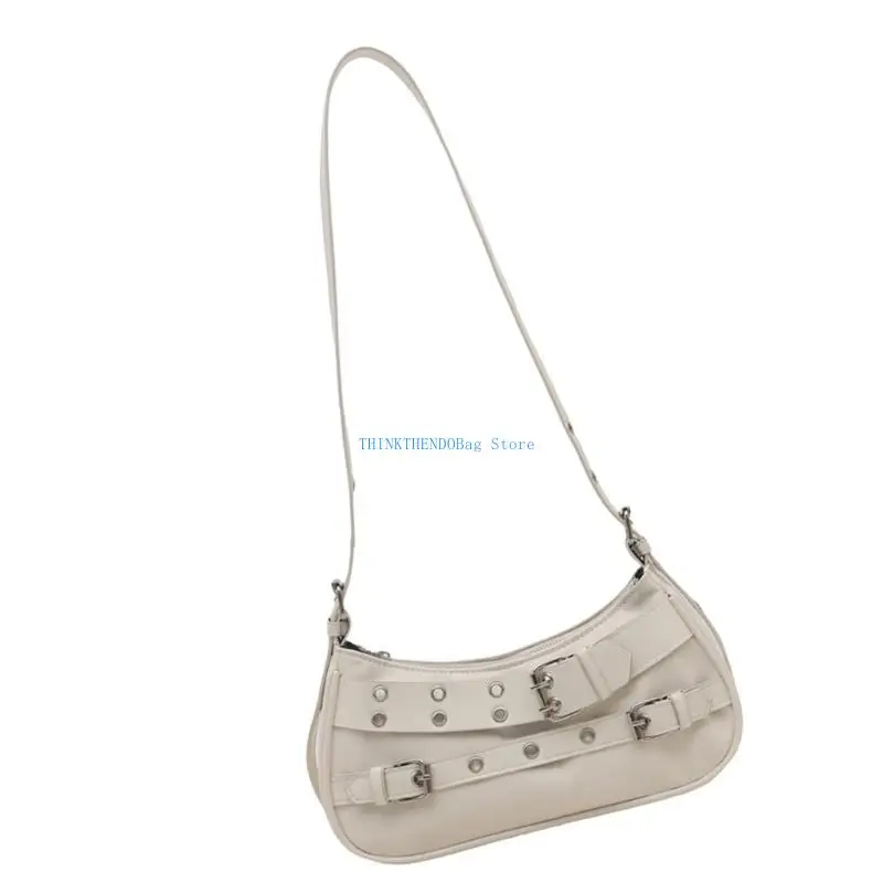 

63HC Women Armpit Bag Retro Shoulder Bag Simple Crossbody Bag Stylish Underarm Purse