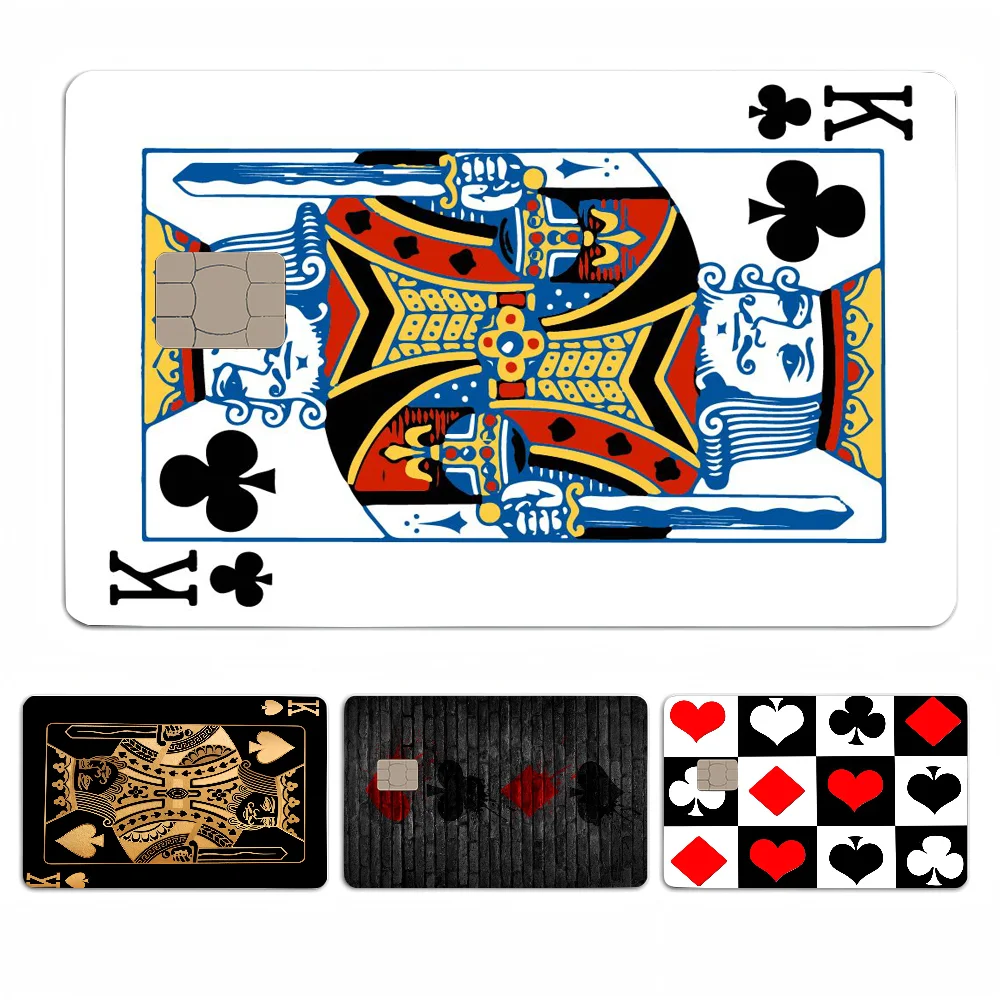 Tufting Poker Card Verschiedene Anime Bank Kreditkarten Bus Pass Aufkleber Coole Dekoration Wasserdichte Aufkleber Sammlung Spielzeug Geschenke
