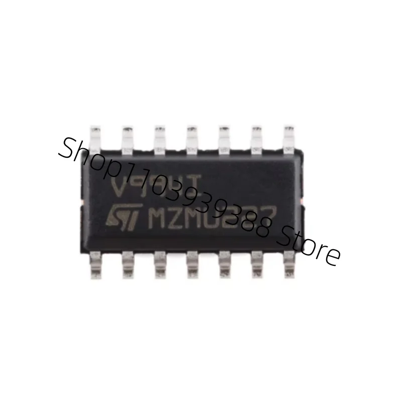 10Pcs New Original  TSV994IDT TSV994 General Purpose Amplifier 4 Circuit Rail-to-Rail 14-SO