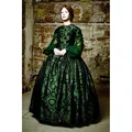 Custom Made 2025 Frankenstein Elizabeth Lavenza Cosplay Costume Women  Victorian Green Dress - AliExpress 200000532