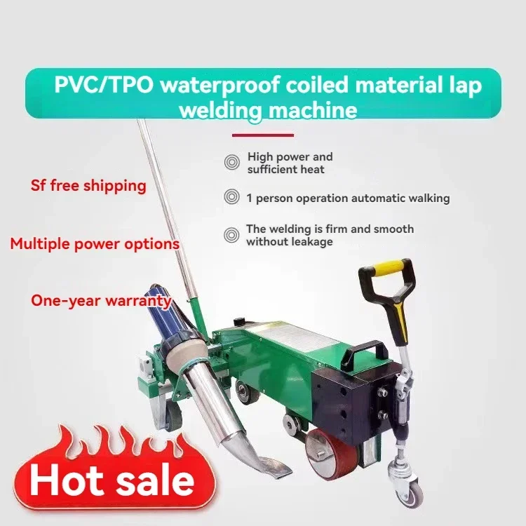 Waterproof Membrane Welding Machine Knife Scraper Splicing High Power PVC Tarpaulin Fast Door Automatic Hot Air Machine