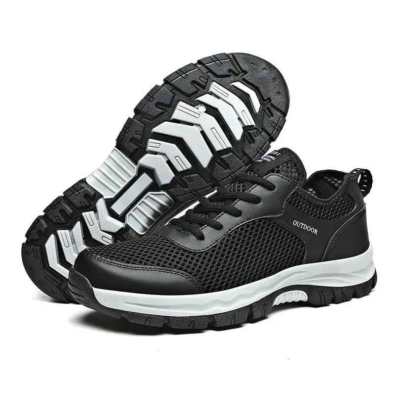 

Mens Hiking Shoes Sneakers Breathable Men Casual Shoes Lace-up Male Outdoor Lightweight Hiking Shoes Water Shoes Tenis Masculino