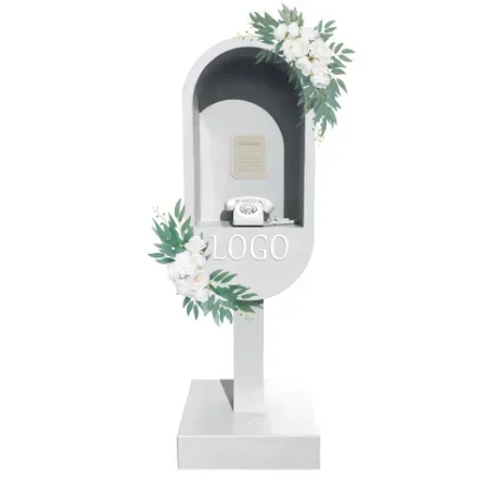 

Disassembled Audio Phone Booth Customizable Ins Ring box Audio Guestbook Stand