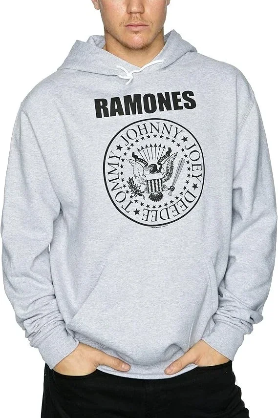 سترة بغطاء للرأس فضفاضة دافئة للرجال والنساء مطبوعة برسومات Ramones لملابس عصرية فاخرة للخريف والشتاء #2