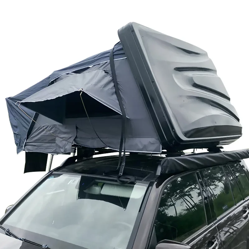 2022 Hot Sale ABS Shell Car Roof Top Tent Folding SUV Outdoor Hard Shell Car Rooftop Tent