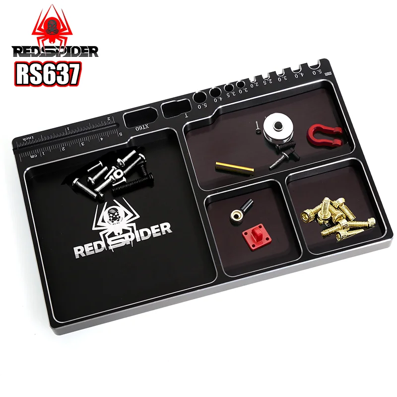 1Pcs  screw tray essential for monster‑truck repairs! Classify small parts for a tidy workbench and faster modification work.