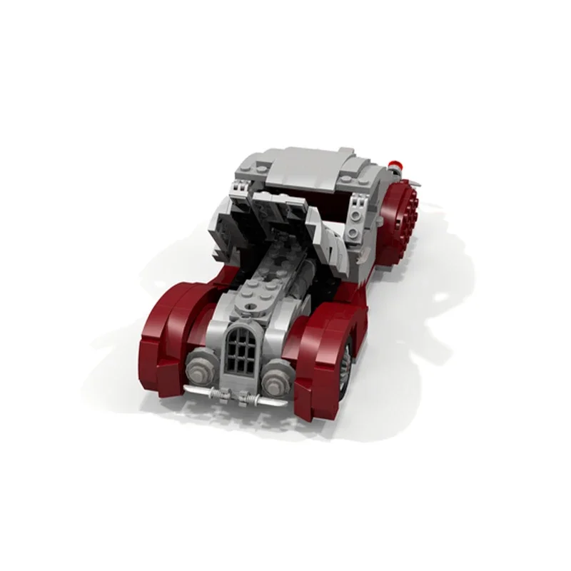 447 Stück MOC Talbot Lago T 150 SS Teardrop Coupe – Vintage Teardrop Design Display DIY Modell Bausteine Geburtstagsspielzeug Geschenk