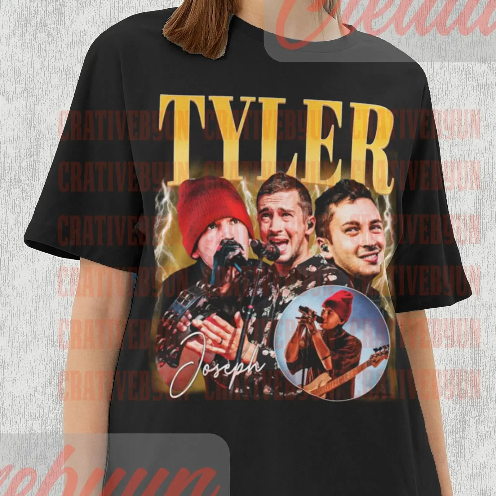 Tyler Joseph T Shirt Vintage Fan SweaT vintage Washed Casual designer clothes fashion Comfortable Soft Breathable Unisex