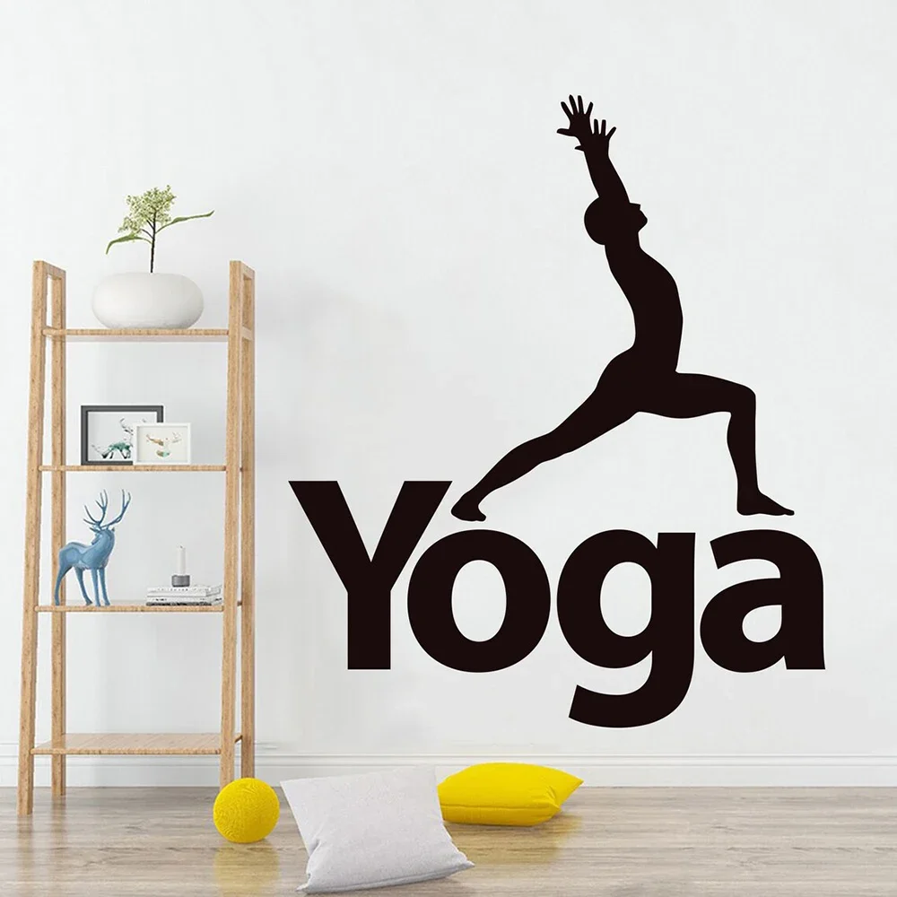 Раздуманная искусственная накладная виниловая настенная наклейка Namaste Yoga Studio Decor спальня гостиная декор дизайн роспись A806