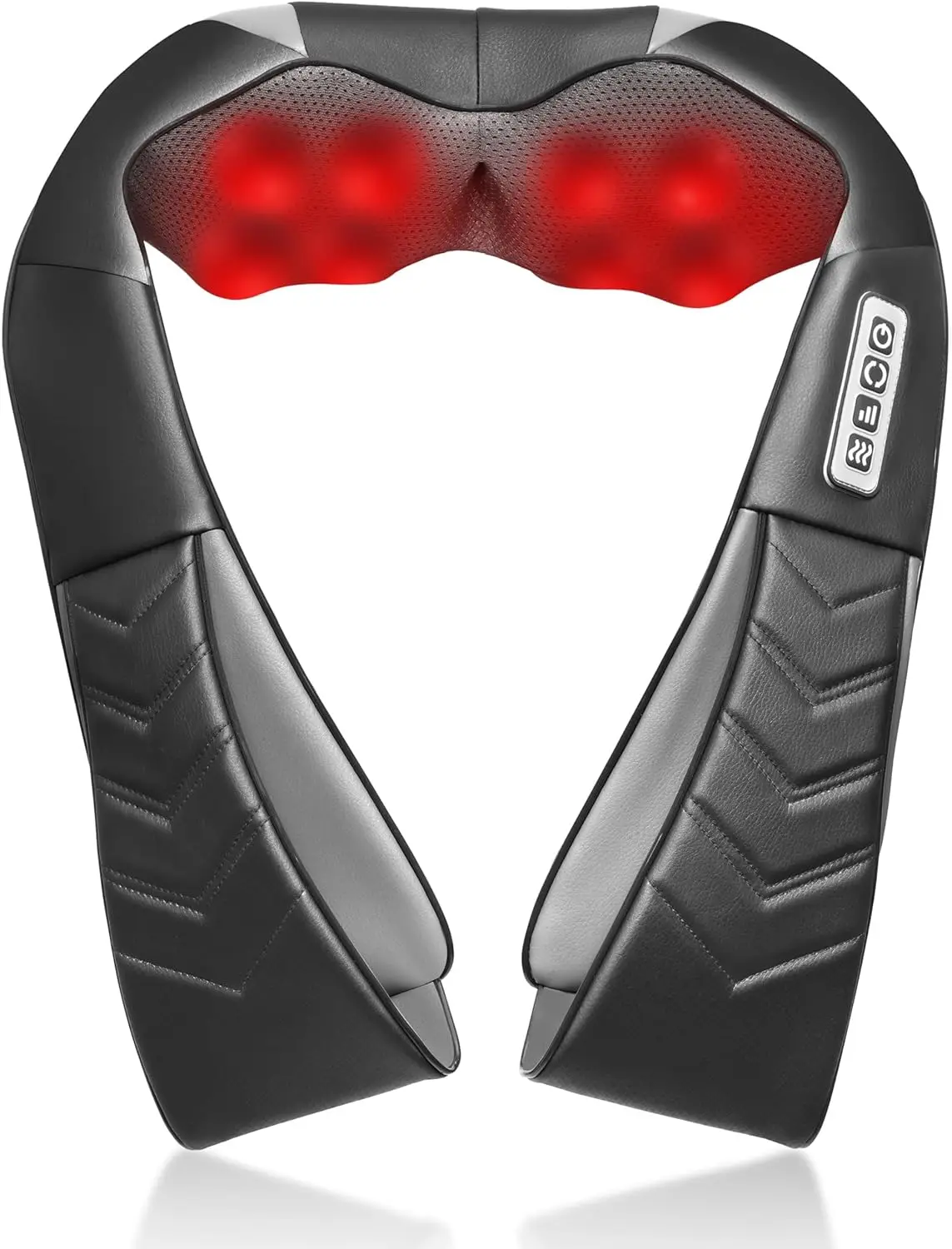 

Shiatsu Neck & Back Massager with Heat, Electric Deep Tissue Shoulder Massager for Pain Relief – Ideal Gift for Dad, Mom, Men, W