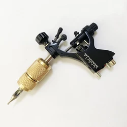 Rotary Tattoo Machine Tattoo Supplies Adjustable Stroke with Self-Locking Machine Handle Auto Lock 25mm Tattoo Grips