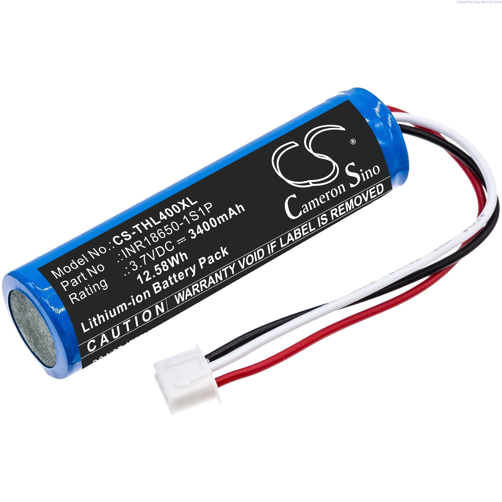 

CS-THL400XL 3.7V 2600mAh/3400mAh Personal Care CS-THL400SL, CS-THL400XL battery INR18650-1S1P for Theradome LH40, LH80, LH80 Pro