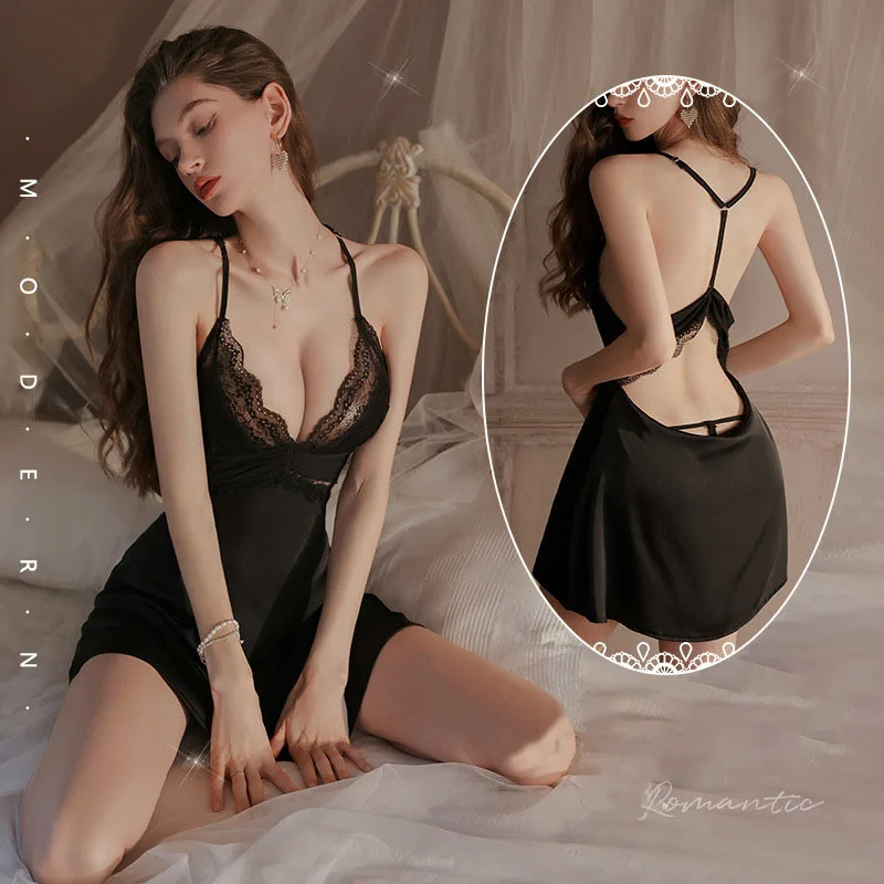 

Дизайнерская женская ночная рубашка, комплект искушения, ночное платье, стильное платье для сна, сексуальное кружевное платье Pure Desire, бутик, стринги, ва-ва-ву-ву