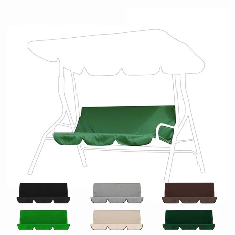 Heavy Duty Waterproof Swing Cushion Cover, Replacement Protector for Outdoor Patio Porch Swings, Tear Resistant Oxford Fabric
