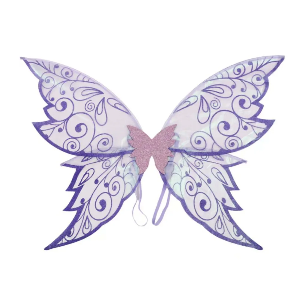 

Fancy Butterfly Fairy Elf Wings Dress Up Sparkling Halloween Cosplay Party Props Garland Fairy Wand Costume Wings