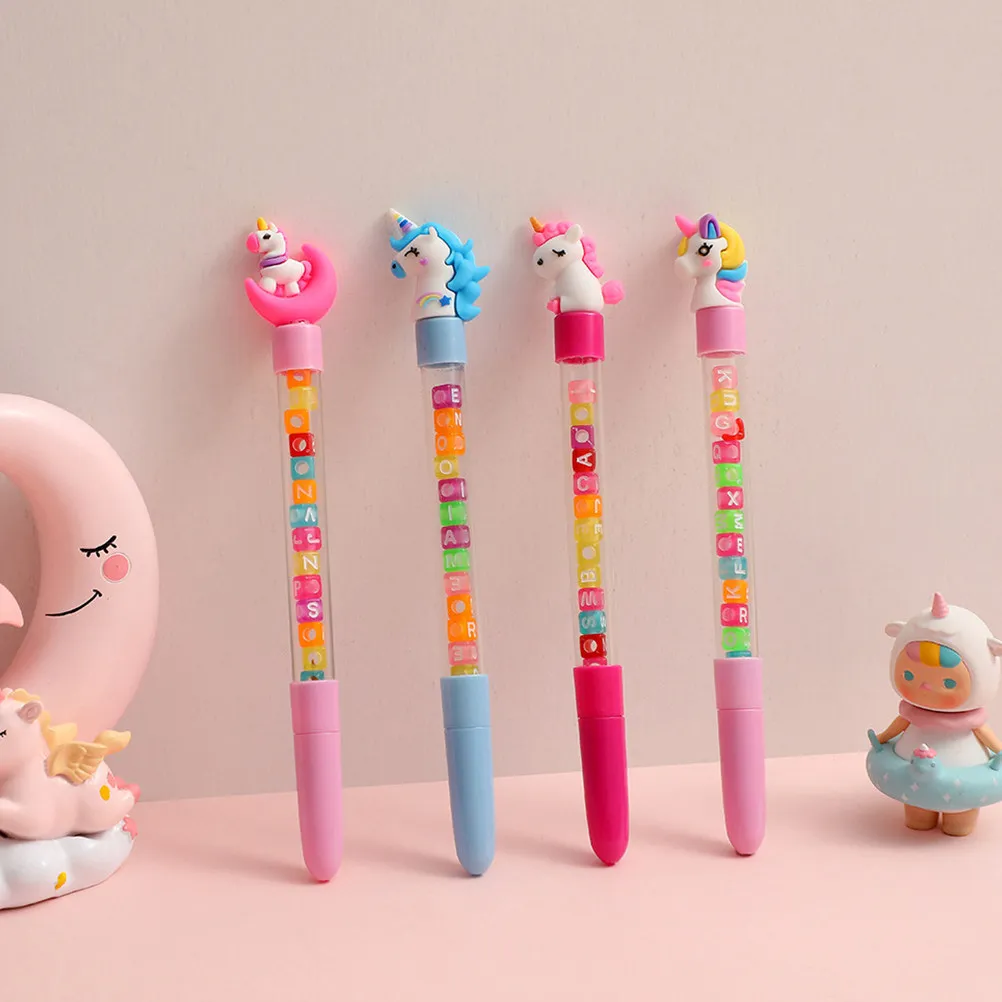 

6Pcs Decorative Cartoon Gel Pens Comfortable Grip Portable Lightweight Writing Pens for Homework Exams Notes Journals Sketching
