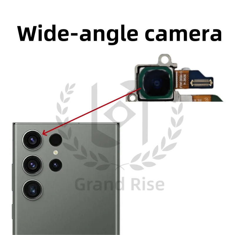 For Samsung Galaxy  S23 Ultra S23 5G S911 S918 S711  Camera Set  Main Back Facing Camera（elephoto + Depth + Wide + Main Camera）