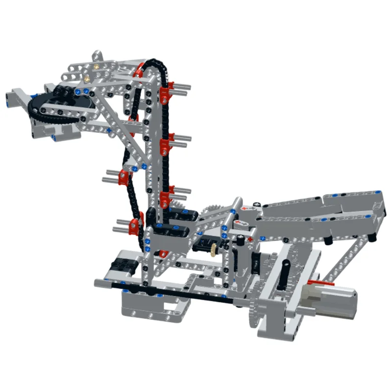 Rolling Ball Conveyor Machine Modular Marble Run Mechanism MOC Building Blocks DIY Assembly Bricks Display Model Toy
