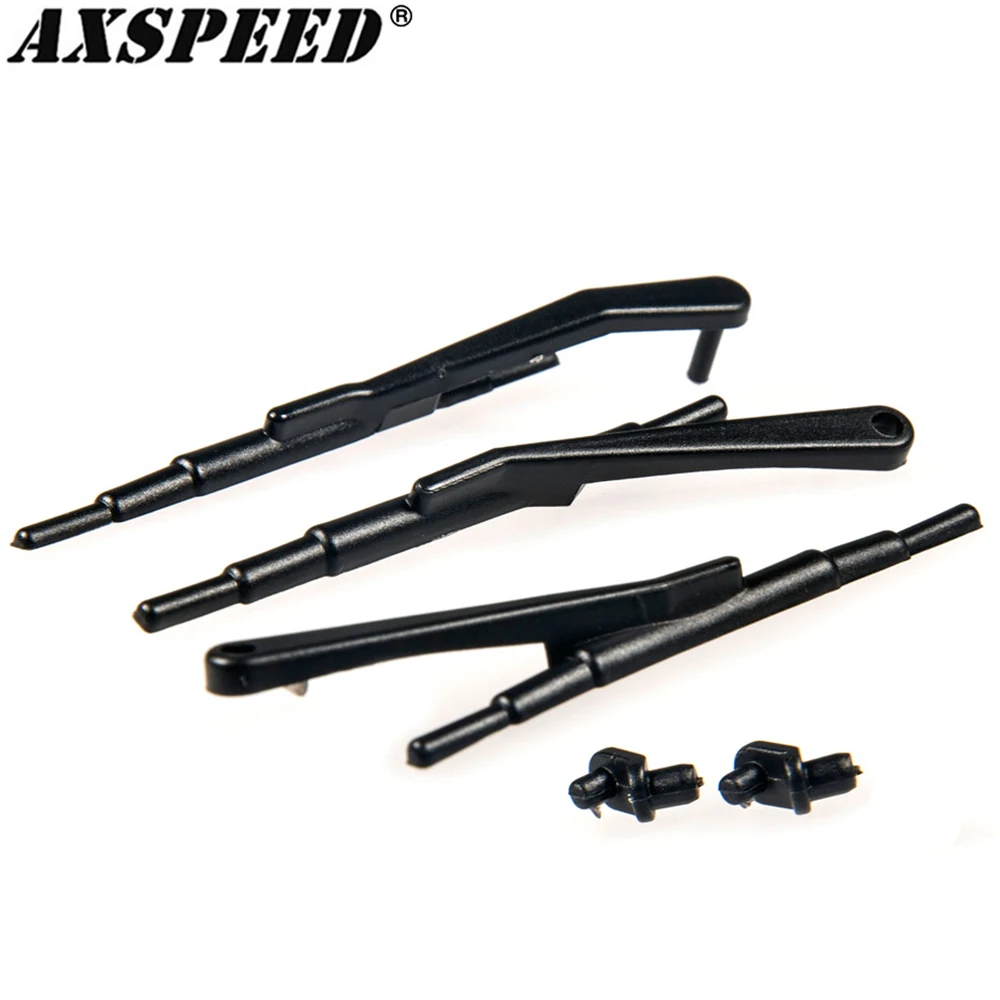 AXSPEED Plastic Windshield Wiper for 1/10 RC Crawler Car AXIAL SCX10 Cherokee Defender Bronco 90046 90047 G500 Redcat Parts