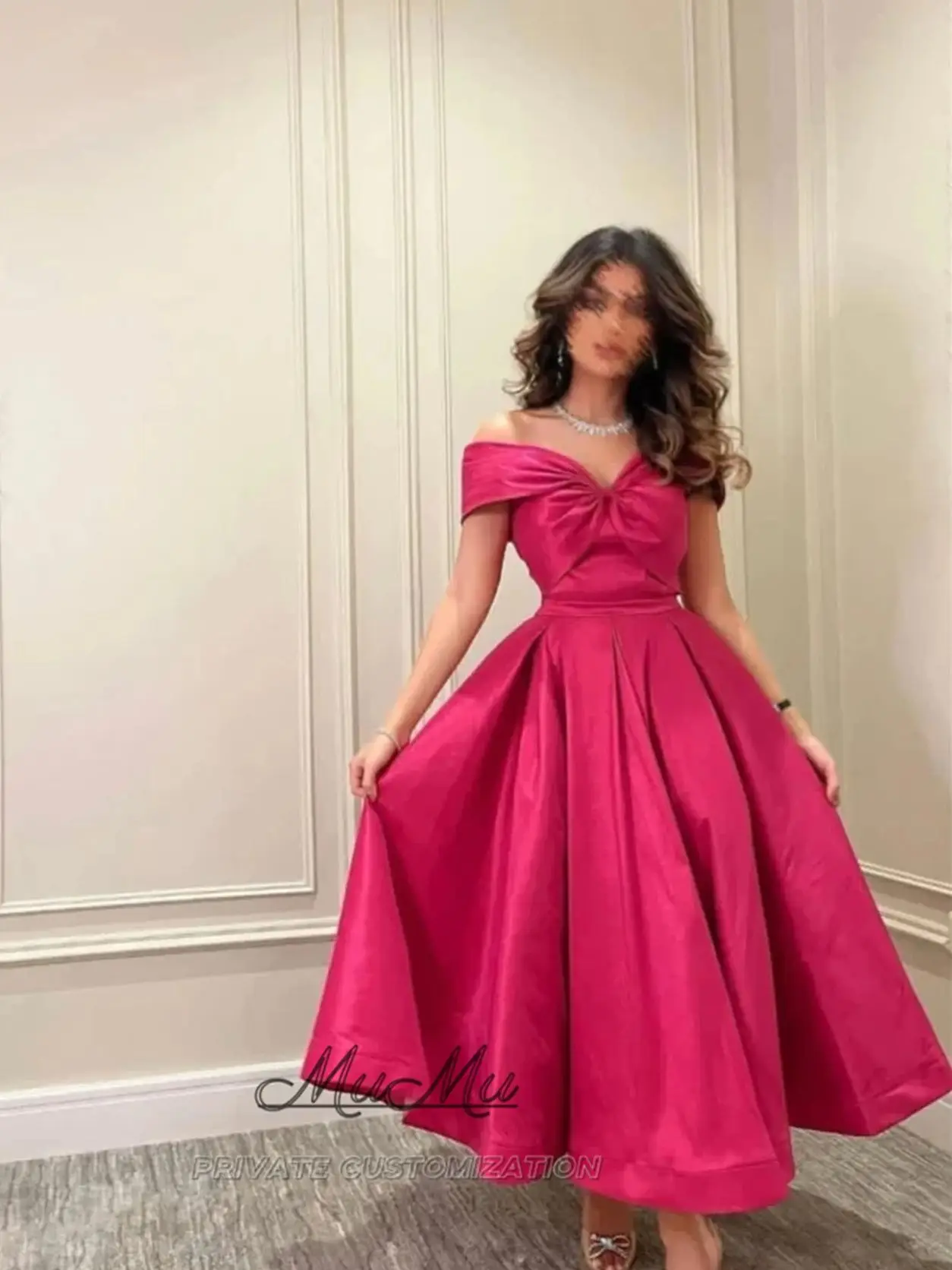 فستان سهرة نسائي سعيد من MuMu مخصص لعام 2025 لحضور حفلات الزفاف والحفلات الراقصة فستان الخطوبة فستان وصيفة العروس فستان كوكتيل #2