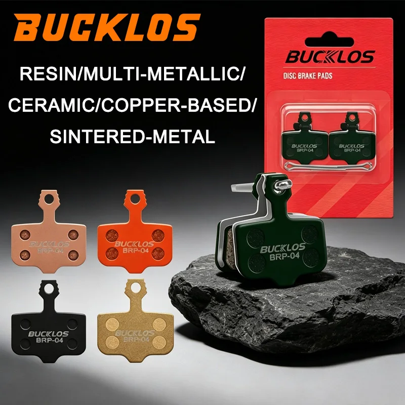 BUCKLOS Bicycle Hydraulic Disc Brake Pads for Sram X0 XX DB1/3/5 Avid Elixir R/CR/CR-MAG/E1/3/5/7/9 MTB Mountain Bike Brake Pad