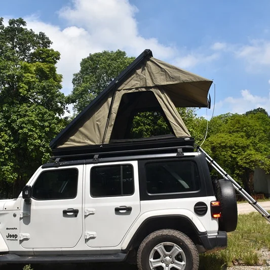 Big size 3-4 person rooftop tent aluminum    hard shell outdoor camping     car  for sale