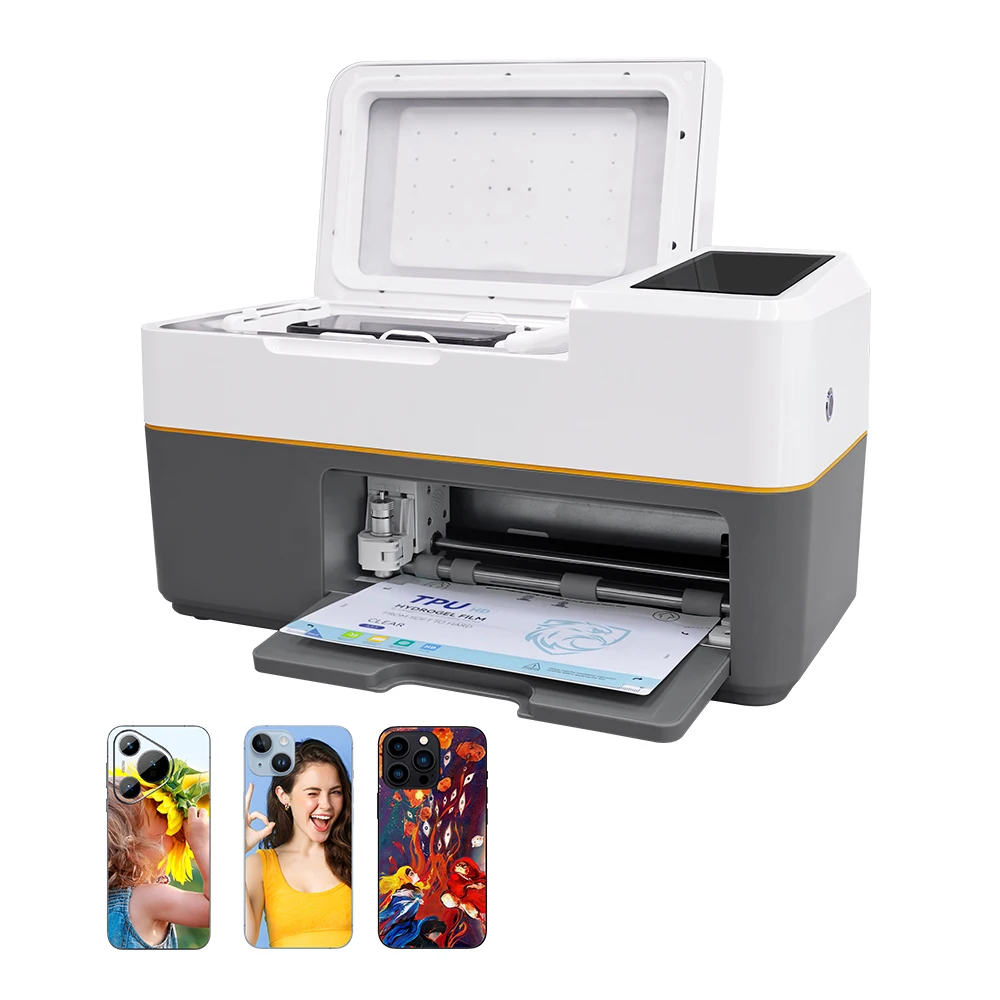 3 in 1 Smart EPU TPU Hydrogel Film Cutting Machine Mobile Phone Laminating Machine UV Film Curing Machine Unlimited Plotter