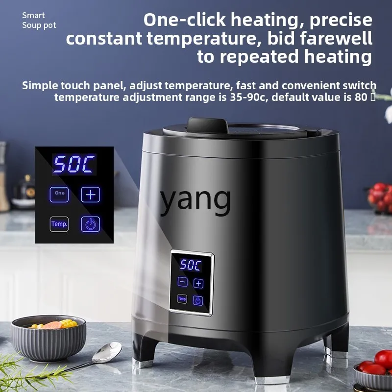 Cx stainless steel warm soup pot commercial upgraded buffet insulation bucket warm porridge pot