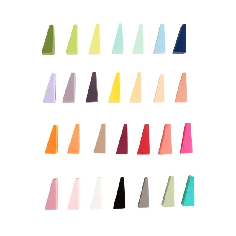 10/50/100 Stück keilförmige, weiche Mini-Make-up-Schwämme für Foundation und Puder, Nass- und Trockenschwämme, Make-up-Schönheitswerkzeuge – Detail 7