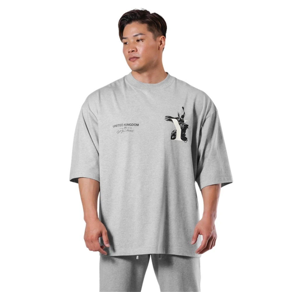 LYFT 2024 Summer Sports T Shirts Men Outdoor Fitness Training T-shirt Fashion Trend Cotton Elastic Running Short sleeved Gym Tee