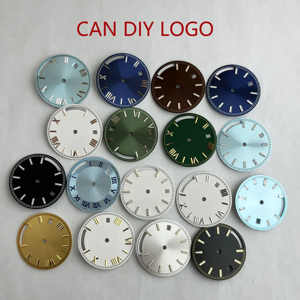 جديد 29 مللي متر ميوتا 8285 قرص يومي روماني لاستبدال أجزاء تعديل علبة الساعة لحركة ميكانيكية أوتوماتيكية ميوتا 8285