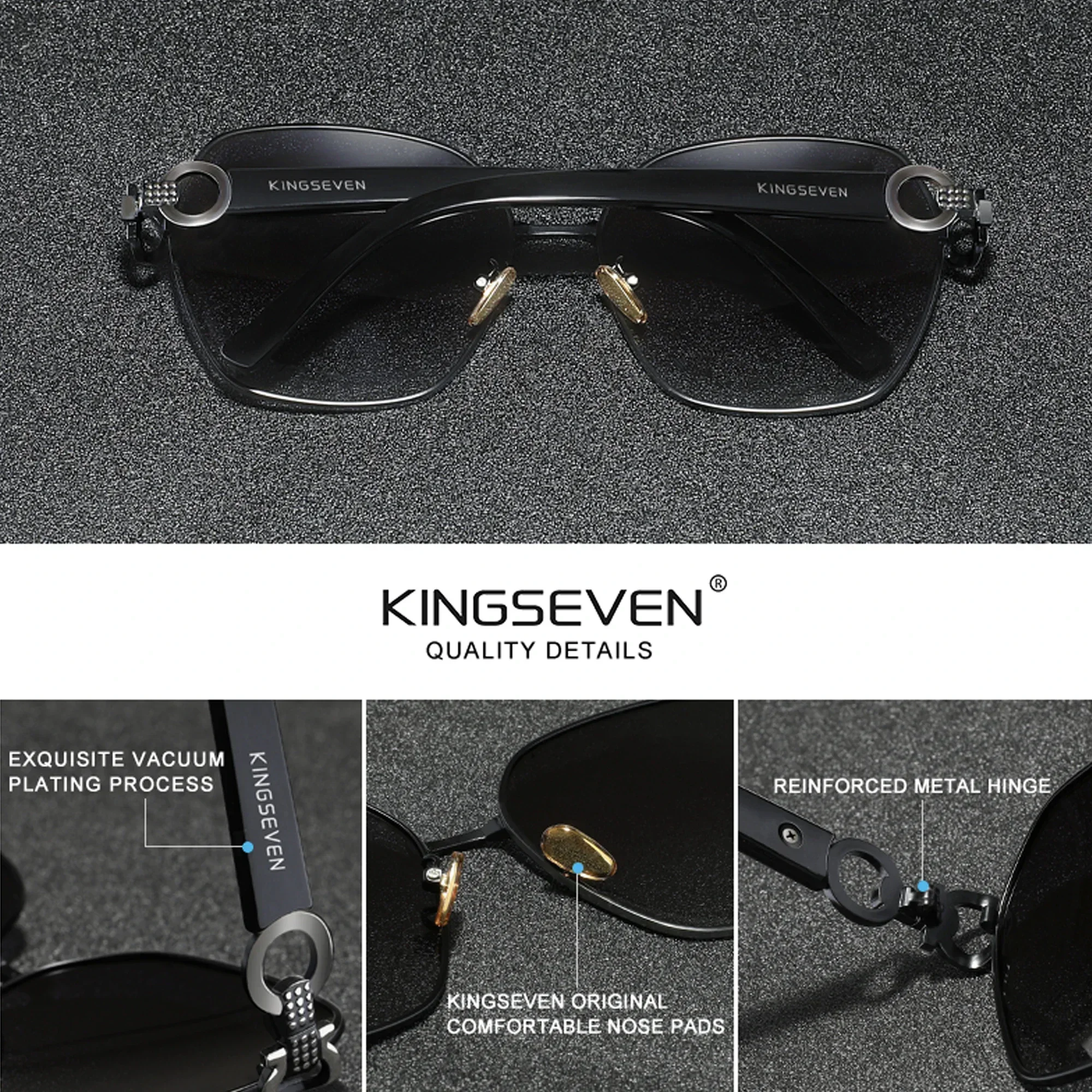 Kacamata Hitam Desain Mewah da - Street Fashion Brands ulasan dan harga