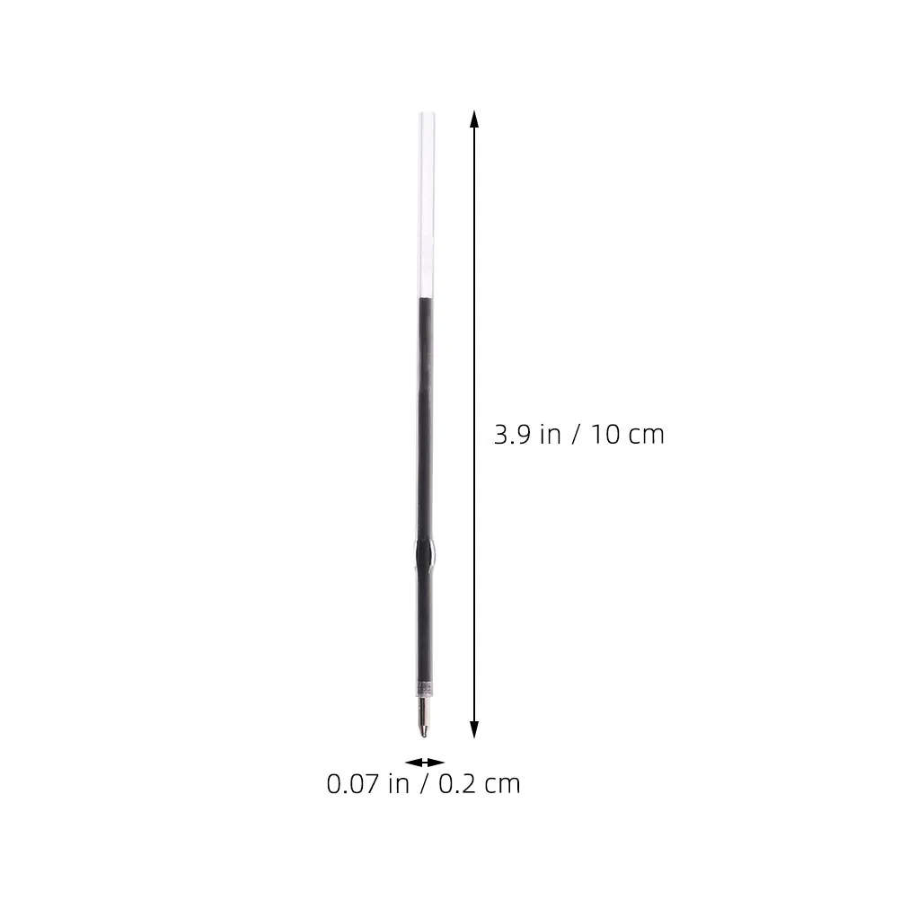 300Pcs Blue Ink Ballpoint Pen Refills 07mm Fine Tip Click Pen Replacement for Office School Journaling Supplies