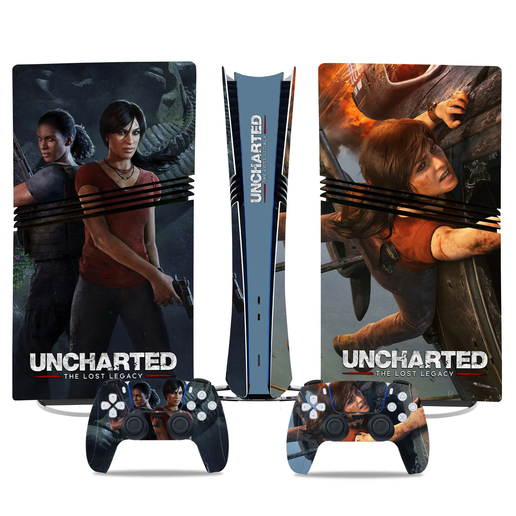 Uncharted 4 New PS5 Pro Digital Skin Sticker Protector Decal Cover for Console Controller PS5 Pro digital Sticker Vinyl