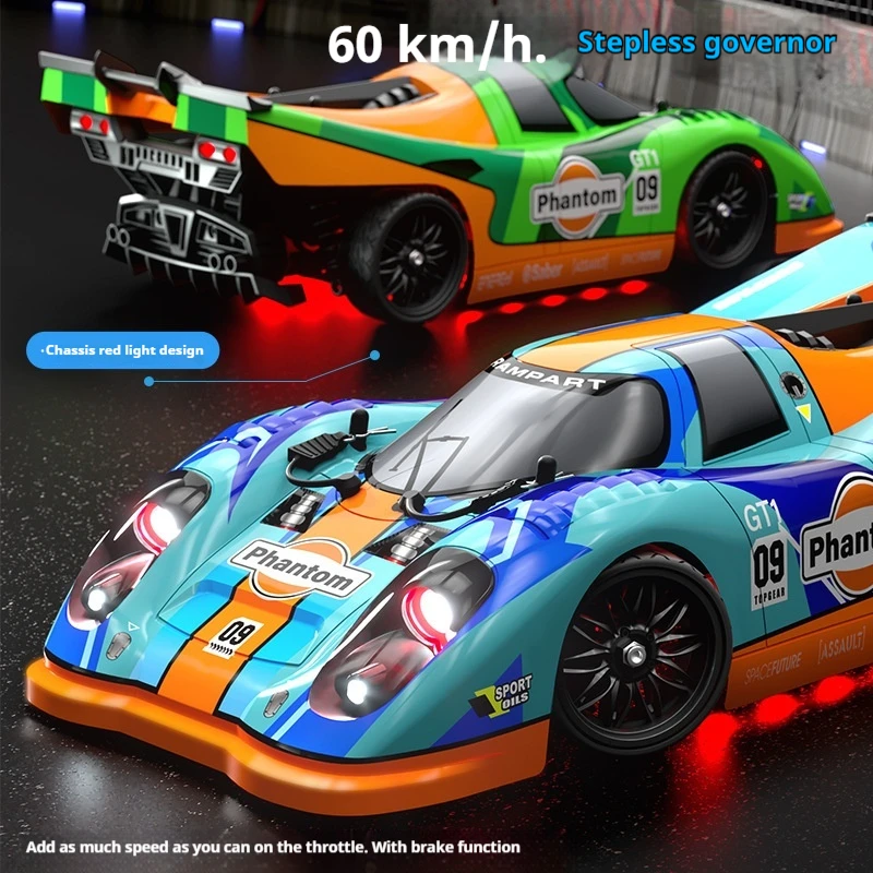 New Style Full-Size Drift Car1:16 Four-Wheel Drive Flat-Running Remote Control Racing Carcompetitive High-Speed Racing Car Model