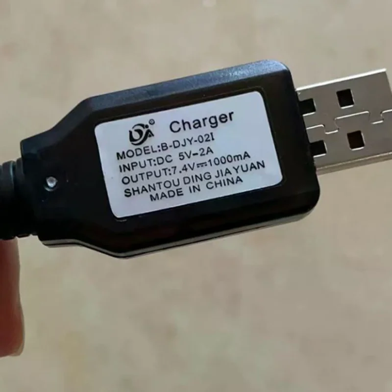 7.4V (3.7V X2) Charger SM-2P/3P SM-4P Reverse XH-3P/4P Li-ion Battery Electric RC Toys Car Boat USB Charge