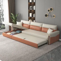 Guifei Sofa Bed Dual Use Light Luxury Small Unit Foldable Living Room Multi functional Foldable No Wash