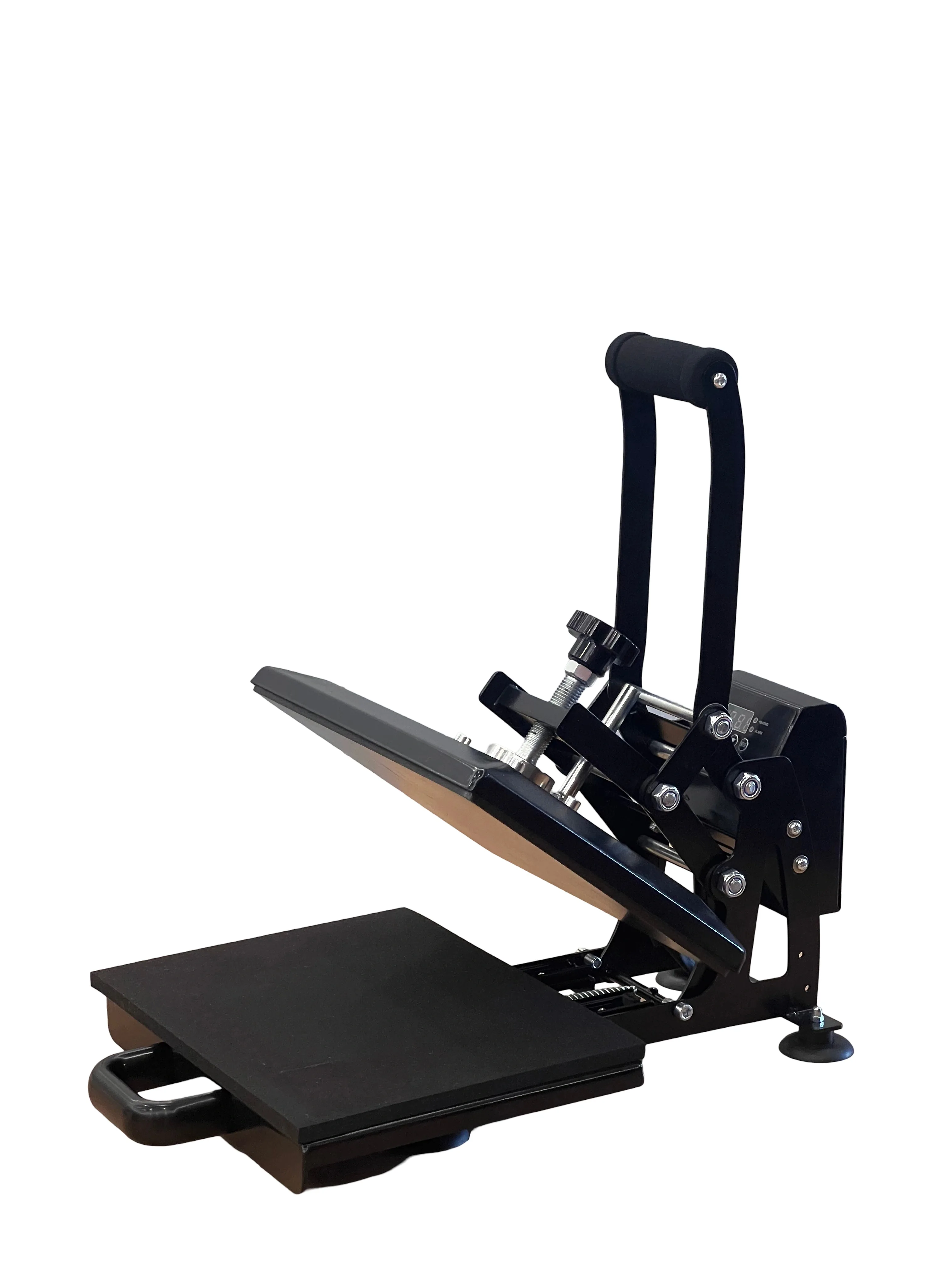 A4 Clamshell Manual Pull-Out Heat Press Machine for T-Shirts, Fabrics & HTV Transfers