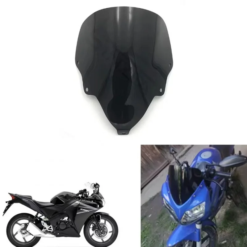 Czarna owiewka przednia szyby do CBR125R CBR 125R 125 CBR125 R 2004 2005 2006 2007 2008