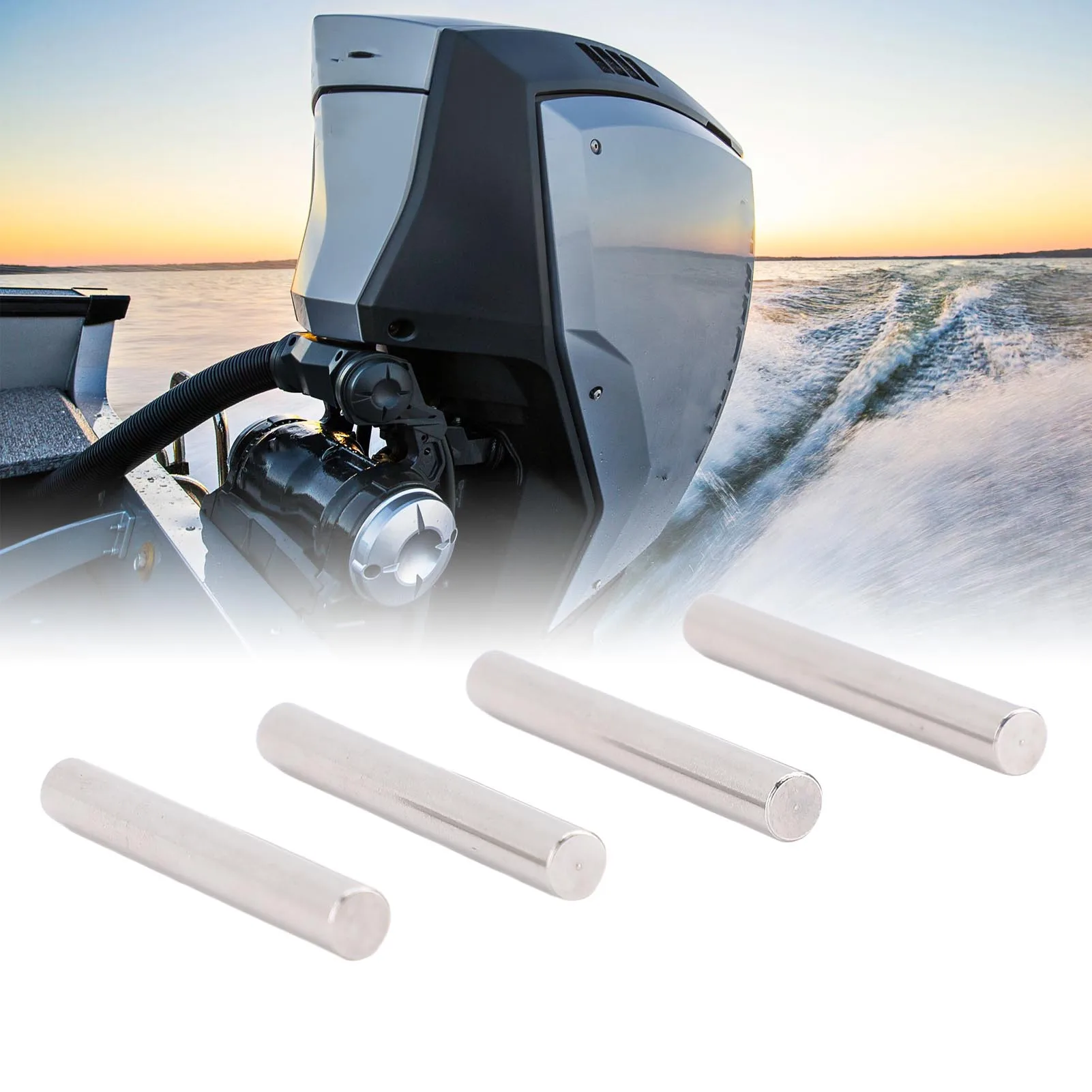 

4 шт. Запасные шплинты для пропеллера лодочного мотора 307949, сменные шплинты для пропеллера подвесного двигателя, морские аксессуары