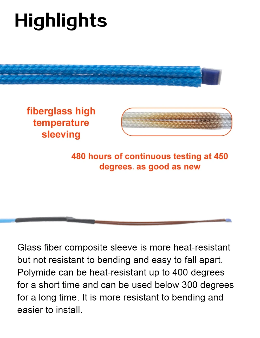 Trianglelab PT1000 Pro Bare Thermistor-Kartusche Hochtemperatur 450°C für Rapido Hotend TCHC Kit CHC Pro TR6 TD6 HOTEND – Detail 34
