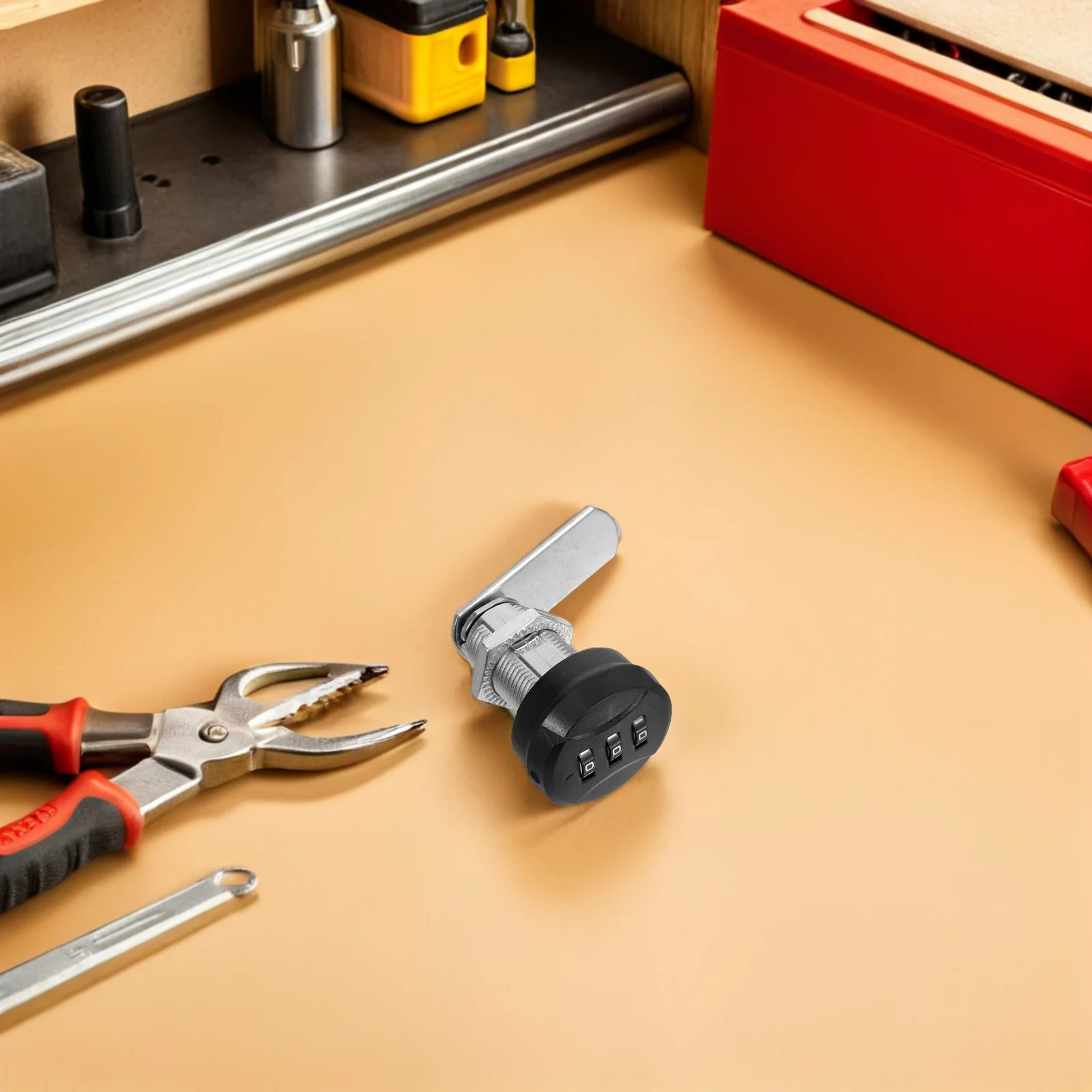 2세트 서랍 조합 자물쇠 중형 기계식 비밀번호 자물쇠 파일 캐비닛 우편함 도구 상자 안전 장치