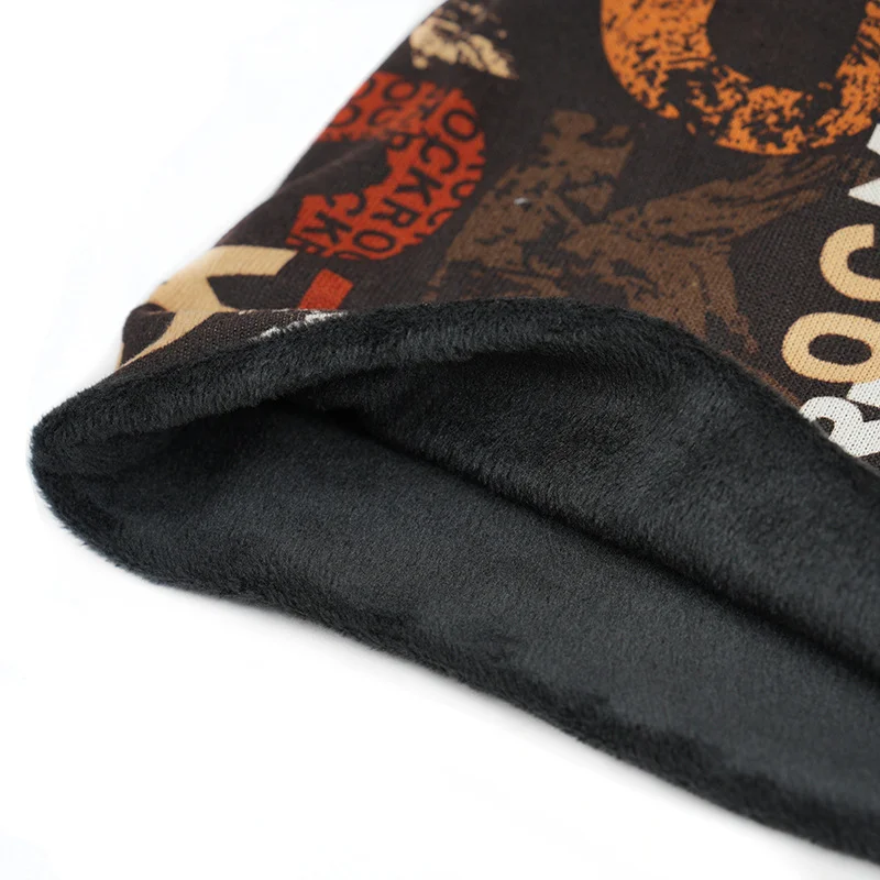 غطاء وشاح سميك للخريف والشتاء، مقاوم للبرد والدافئ، قبعة متراكمة، حماية للرقبة، ركوب الدراجات في الهواء الطلق مقاوم للرياح والقطيفة